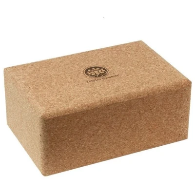 Yogablock KORK NATUR Extra Gross Lotus Design® - 23x15x10 cm