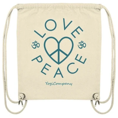 YogiCompany Love & Peace Turnbeutel