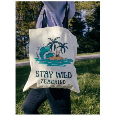 Zeachild Stay Wild Jutebeutel