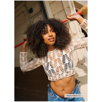 Zuri Crochet Top - Ecru