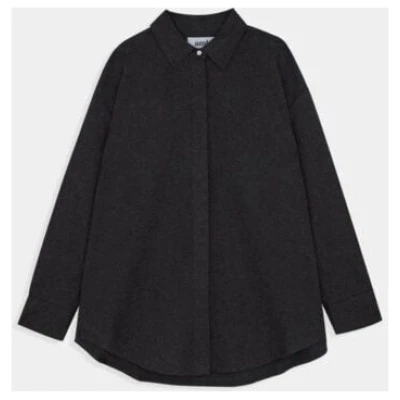 amt.studio Onix Shirt - Langarm Bluse Hemd oversize weich flannel aus Bio-Baumwolle