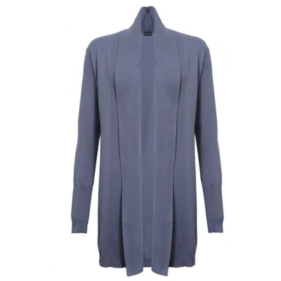bill, bill & bill Lange Bio Strickjacke mit Schalkragen