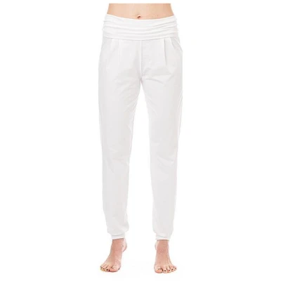 bill, bill & bill Yogahose im Sarouel Stil weiss