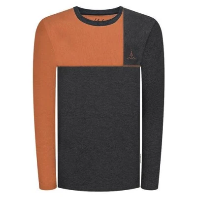 bleed Plant-Based Super Active Longsleeve Schwarz Orange-Braun