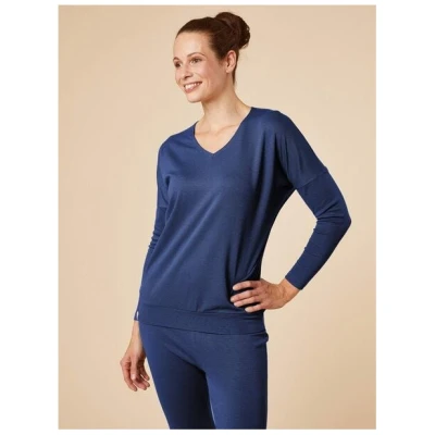 chakrana Gemütliches Yoga- & Homewear-Longsleeve "Matangi 2" aus nachhaltiger Viskose LENZING ECOVERO