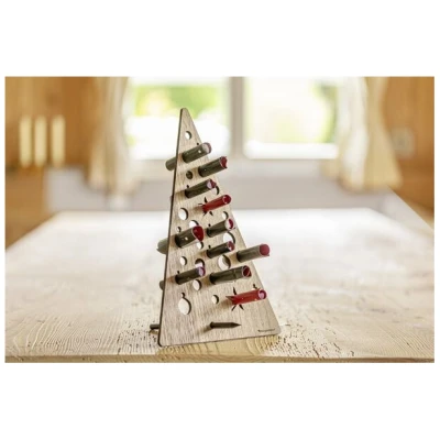 designimdorf ADVENTSBAUM - Nachhaltiger Adventskalender aus Nussbaum