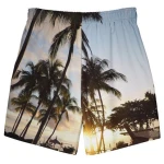 earlyfish recycelte Herren-Badehose Palmen
