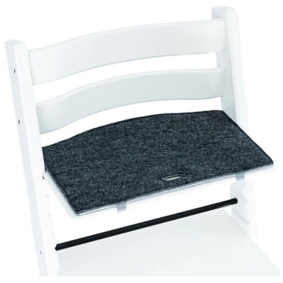 easy and green Hochstuhl Sitzkissen kompatibel mit Stokke Tripp Trapp aus upcycling rPET Filz