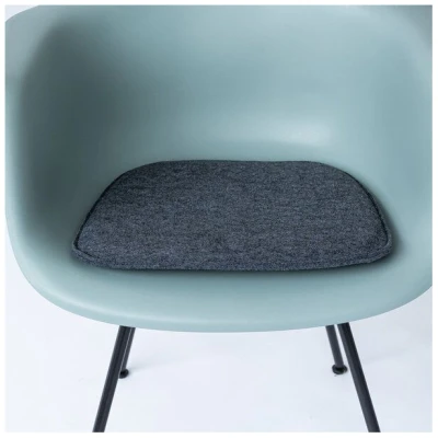 easy and green Sitzkissen Filz Eckig | aus upcycling rPET Filz | Rutschfest | 39 x 40cm