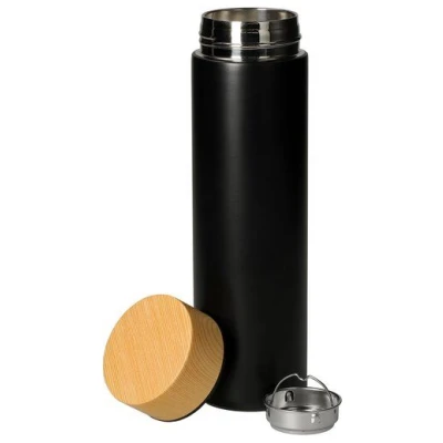 elasto Vakuumflasche "Astana" - 450 ml Edelstahlflasche mit Siebeinsatz