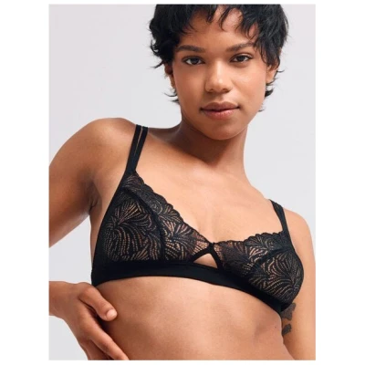 erlich textil Fluid Lace Cut-Out Bralette
