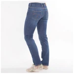 fairjeans Basic Jeans STRAIGHT WAVES, gerades Bein, jeansblau mit Waschung, mittelhoher Bund