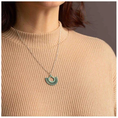 feinformart Kette mit Holzanhänger 'Boho'