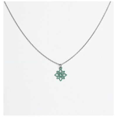 feinformart Kette mit Holzanhänger 'Flower Mini'