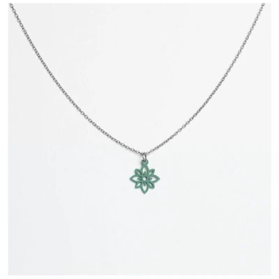 feinformart Kette mit Holzanhänger 'Flower Mini'