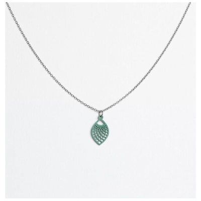 feinformart Kette mit Holzanhänger 'Leaf'