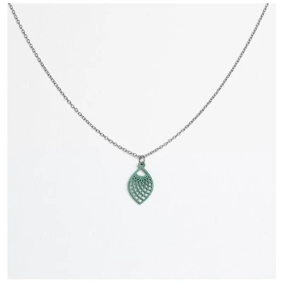 feinformart Kette mit Holzanhänger 'Leaf'