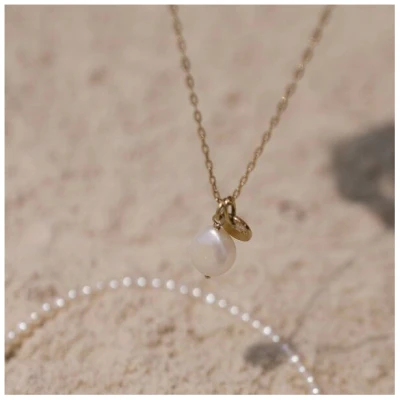 fejn jewelry Kette 'big pearl'