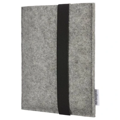 flat.design Hülle LAGOA für Tablets & Laptops bis 10,9 " - 100% Wollfilz - hellgrau
