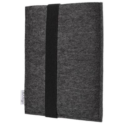 flat.design Hülle LAGOA für Tablets & Laptops bis 15,9 " - 100% Wollfilz - dunkelgrau => genaues Modell bei der Bestellung angeben