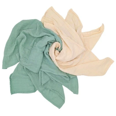 furora BABY Baby Mulltücher Stoffwindeln Sets (Bio-Musselin: super soft) 120x120cm