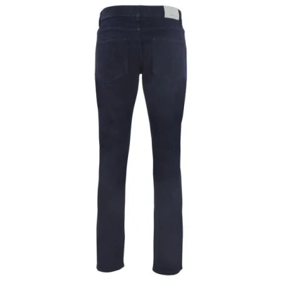 goodsociety Mens Slim Straight Jeans Dark Blue One Wash