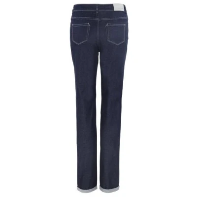 goodsociety Womens High Waist Slim Light Jeans Raw One Wash