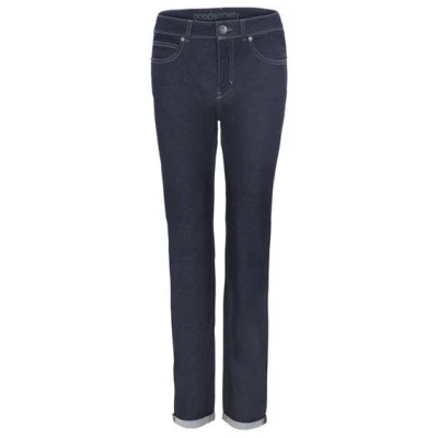 goodsociety Womens High Waist Slim Light Jeans Raw One Wash