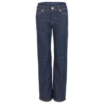 goodsociety Womens Regular Straight Jeans Raw One Wash