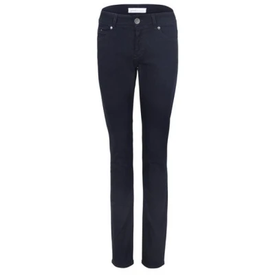 goodsociety Womens Slim Jeans Dark Blue One Wash