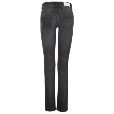 goodsociety Womens Straight Jeans Black Kyanos