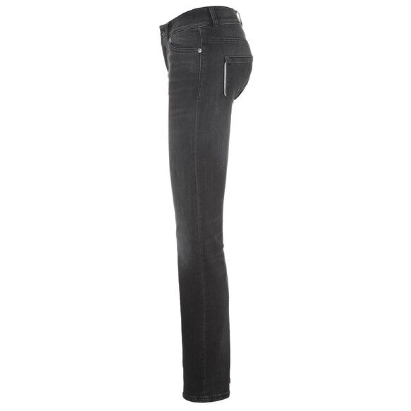 goodsociety Womens Straight Jeans Black Kyanos