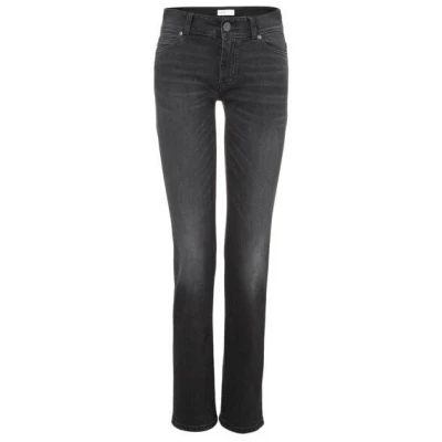 goodsociety Womens Straight Jeans Black Kyanos
