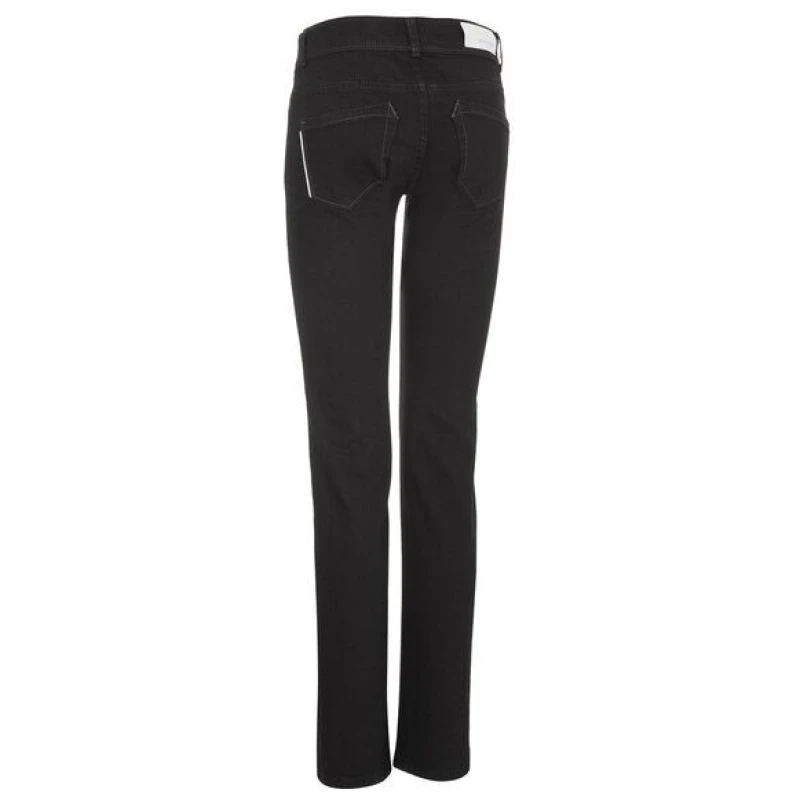 goodsociety Womens Straight Jeans Black One Wash