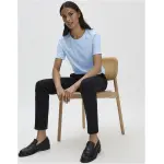 hessnatur Damen Chino Regular aus Bio-Baumwolle - schwarz - Größe 34