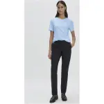hessnatur Damen Chino Regular aus Bio-Baumwolle - schwarz - Größe 34
