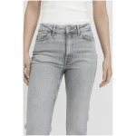 hessnatur Damen Jeans BEA High Rise Straight aus Bio-Denim - grau - Größe 25/29