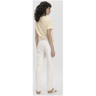 hessnatur Damen Jeans HANNA High Rise Mom aus Bio-Denim mit Hanf - natur - Größe 26/30