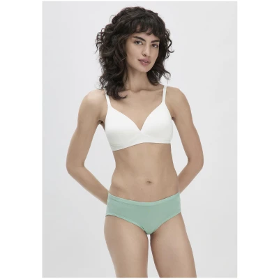 hessnatur Damen Panty Low Cut PURE BALANCE aus Bio-Baumwolle und TENCEL™ Modal - grün - Größe 34