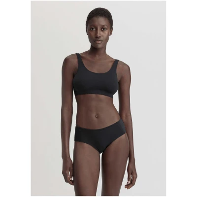 hessnatur Damen Panty Regular Cut COTTON FEEL aus Bio-Baumwolle - schwarz - Größe 34
