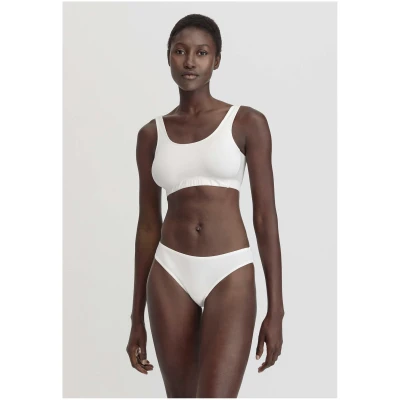 hessnatur Damen Panty Regular Cut COTTON FEEL aus Bio-Baumwolle - weiß - Größe 34