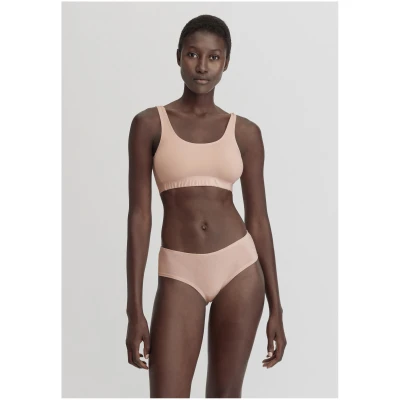 hessnatur Damen Panty Regular Cut im 3er Pack COTTON FEEL aus Bio-Baumwolle - rosa - Größe 34