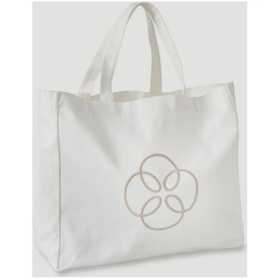 hessnatur Damen Shopper XL aus Bio-Baumwolle - natur - Größe 45x38 cm