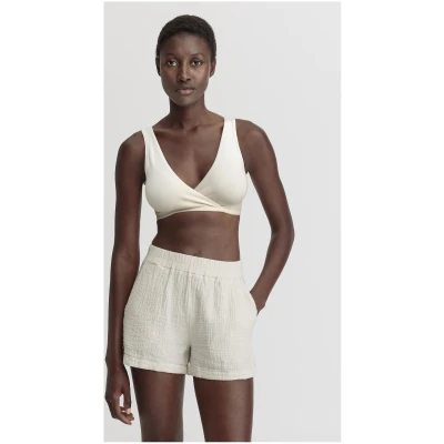 hessnatur Damen Still-Bustier aus Bio-Baumwolle - natur - Größe L