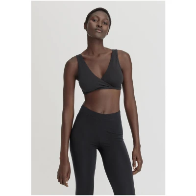 hessnatur Damen Still-Bustier aus Bio-Baumwolle - schwarz - Größe L