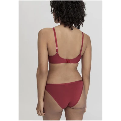 hessnatur Damen Triangel BH bügellos PURE SENSE aus TENCEL™ Modal - rot - Größe 70A