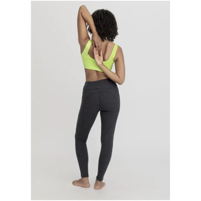 hessnatur Loungewear Leggings Fitted Medium Cut ACTIVE FUNCTIONAL aus Bio-Merinowolle mit Bio-Baumwolle - grau - Größe 34