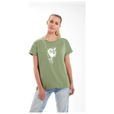 ilovemixtapes Eule Boyfriend Damen T-Shirt - Lässiger Style trifft nachhaltige Qualität