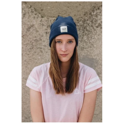 ilovemixtapes Paperboat Beanie Biobaumwolle / Made in EU dark denim