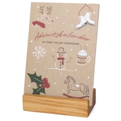 klotzaufklotz Adventskalender mit Karten